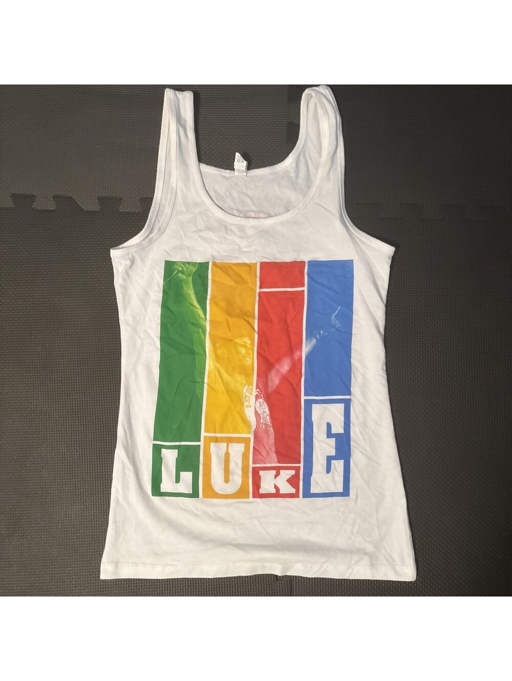 Luke Bryan Kick The Dust Up Tour Merch Country Tank Top Size Large Multicolor